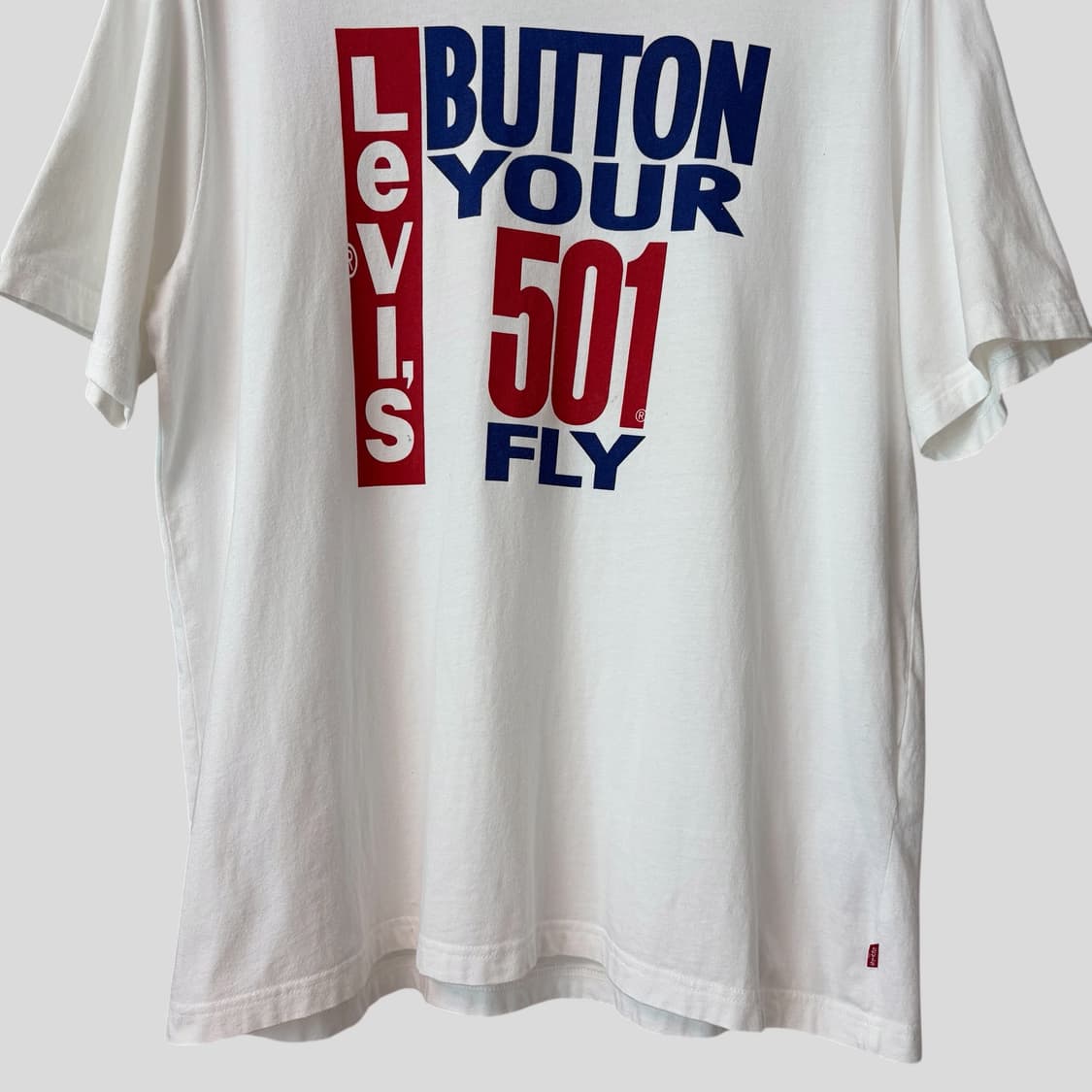 (L)리바이스 501 Button Your Fly 반팔티셔츠 상품이미지5