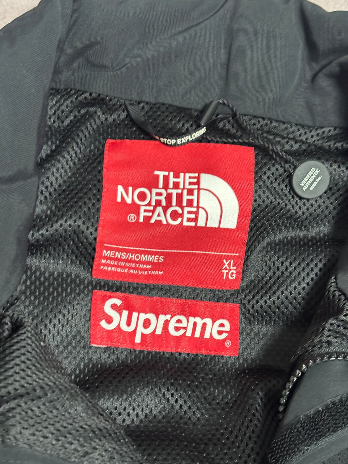 슈프림 노스페이스 트레킹 컨버터블 자켓 블랙 22SS XL 상품이미지2