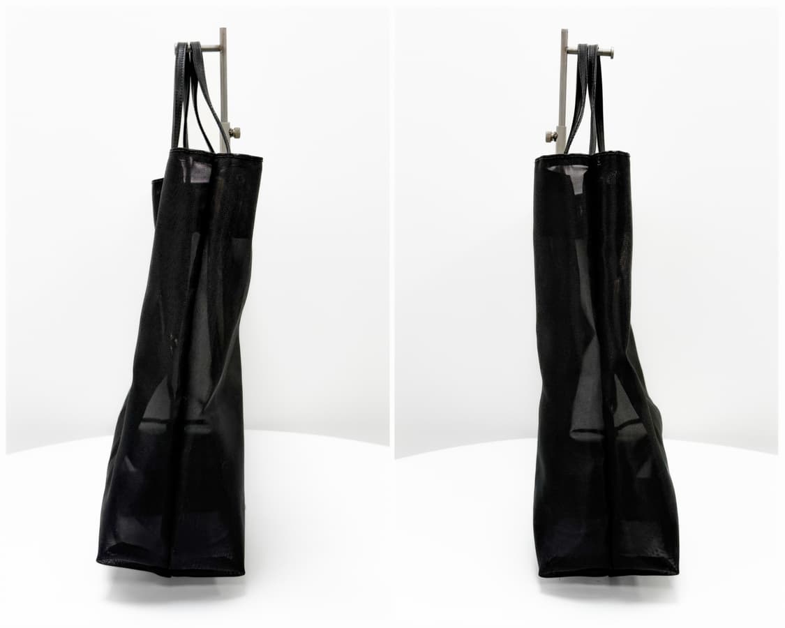 펜디 FF 로고 플라크 나일론 메쉬 토트백 상품이미지4