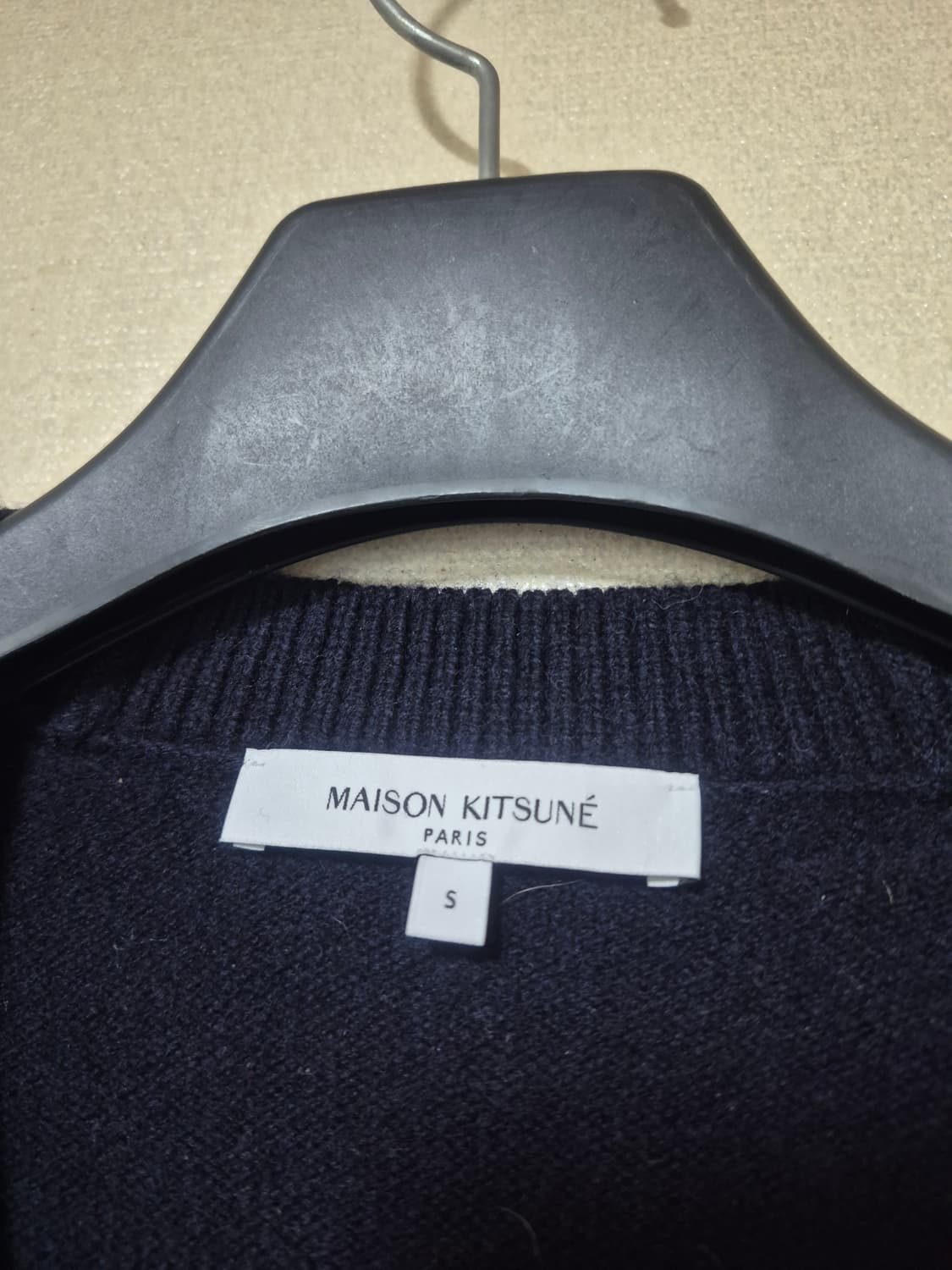 메종키츠네 폭스 패치 박시 가디건 상품이미지4