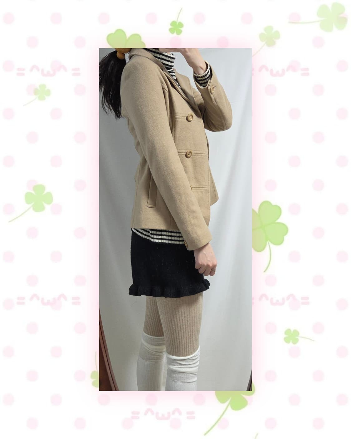 카멜 울 자켓 상품이미지3