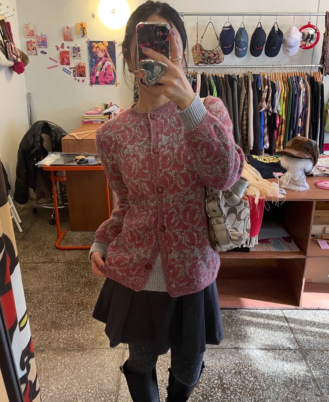 자카드 니트 가디건 [무배] 상품이미지2