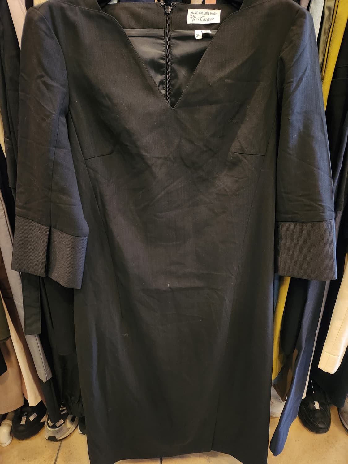 ANNE VALERIE HASH pour Cartier 블랙 원피스 상품이미지1