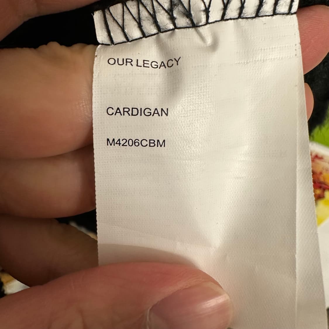 아워레가시 모헤어 가디건 블랙 상품이미지5