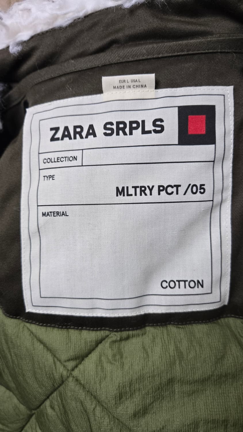 자라 Srpls 퍼야상코트 상품이미지6