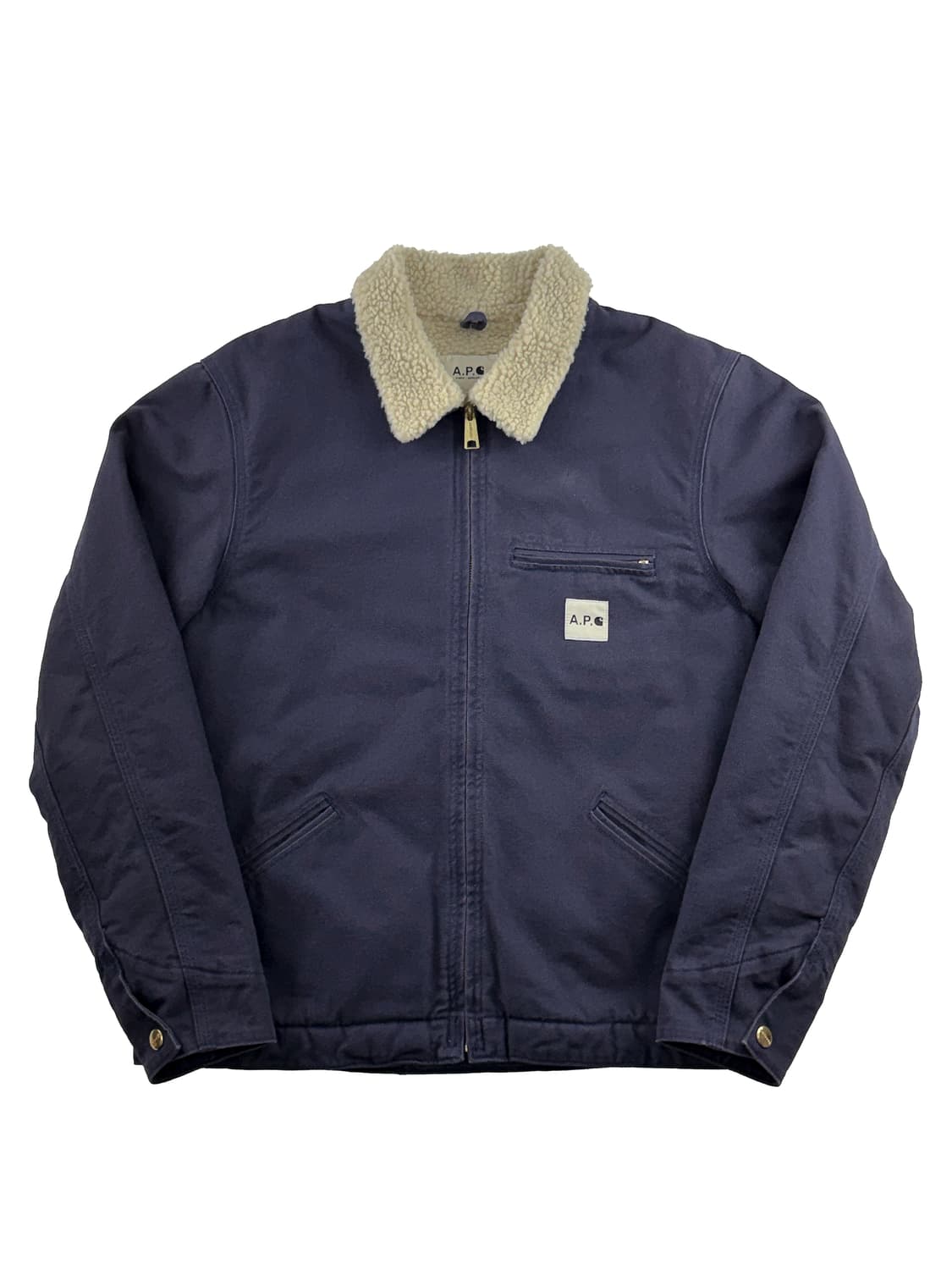 A.P.C. x 칼하트 디트로이트 자켓 네이비 상품이미지1