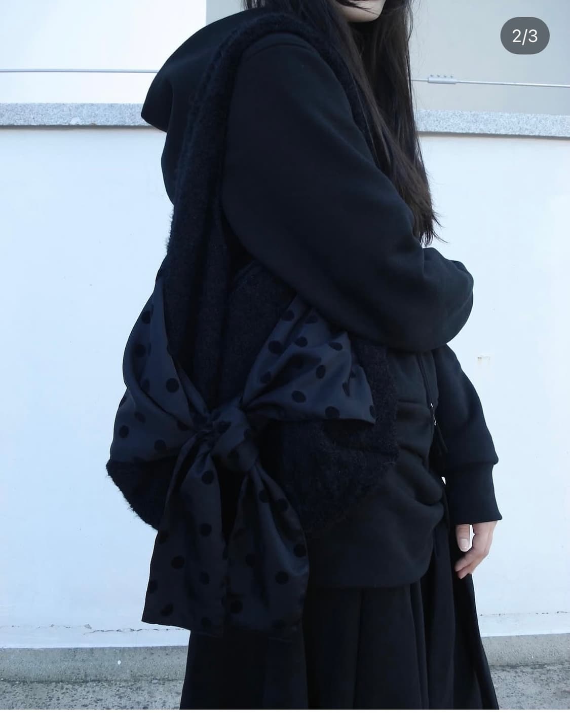 체메씨 보우 도트 호보백 숄더백  상품이미지5