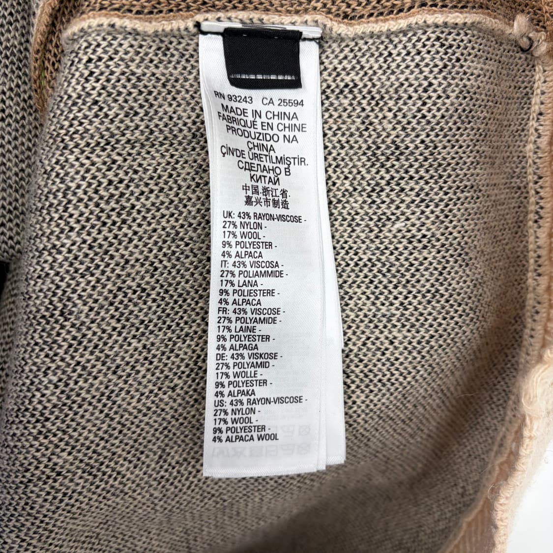 디젤 후드 패턴 니트 티셔츠 상품이미지9