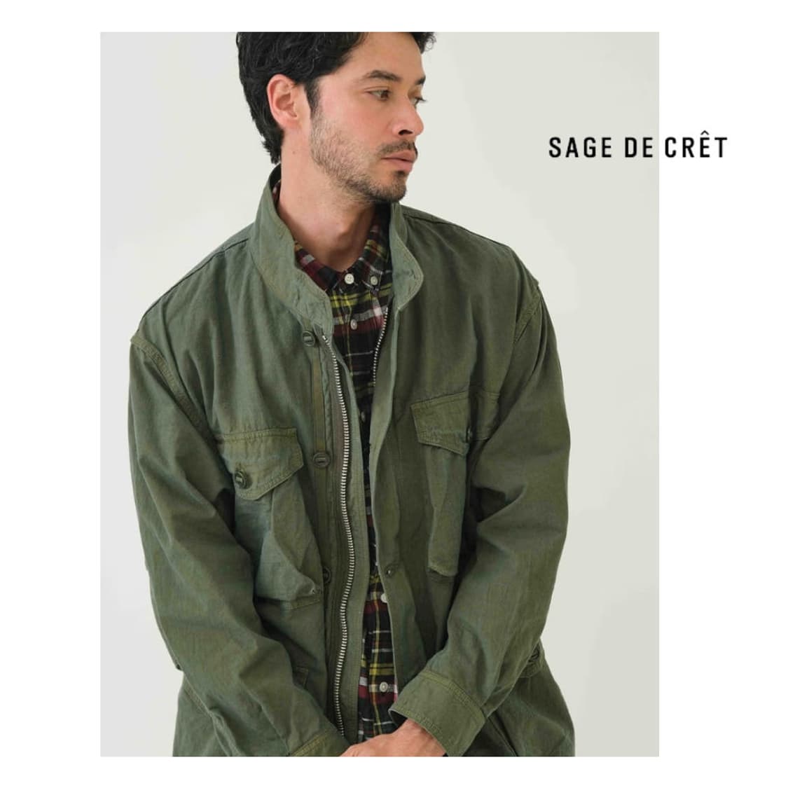 사쥬드크레 SAGE DE CRET 26ss M65 자켓 XL 새제품 상품이미지3