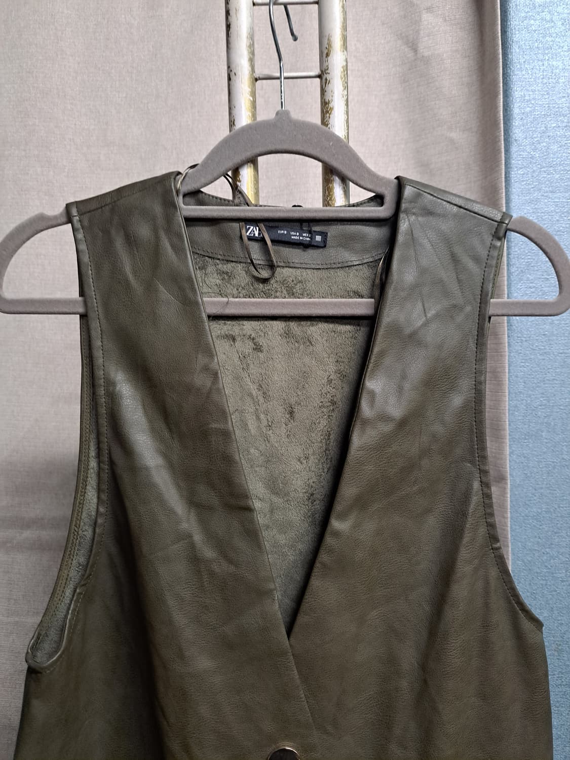 ZARA 레더 원피스 새상품 상품이미지2