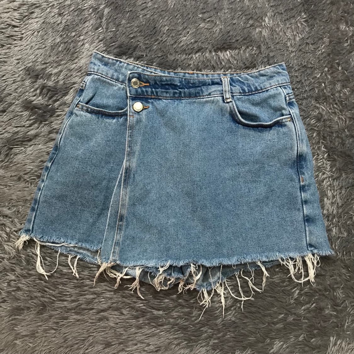 [[여성 S(26), A급] 자라(ZARA) 데님 치마 바지p260 상품이미지1