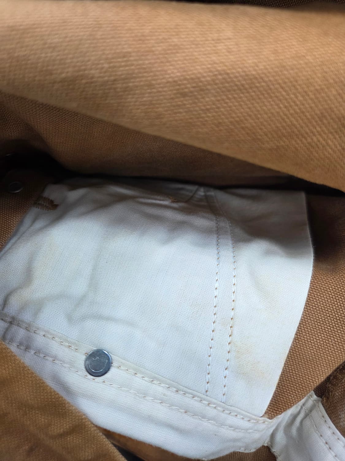 34 칼하트 더블니 브라운 오버롤 상품이미지9