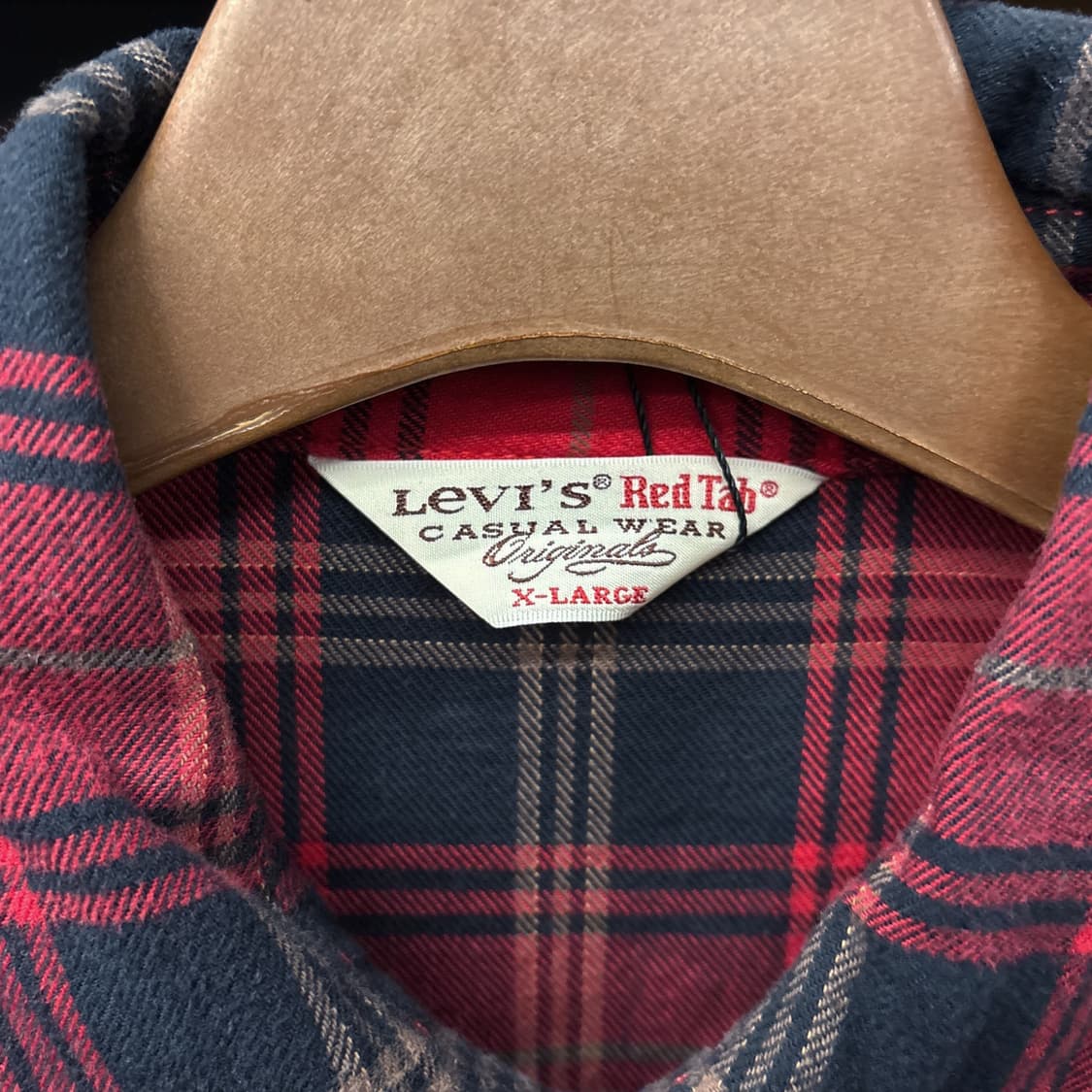 리바이스 오리지널 레드탭 빅요크 웨스턴 타탄 체크셔츠 펄스냅 N872 상품이미지6