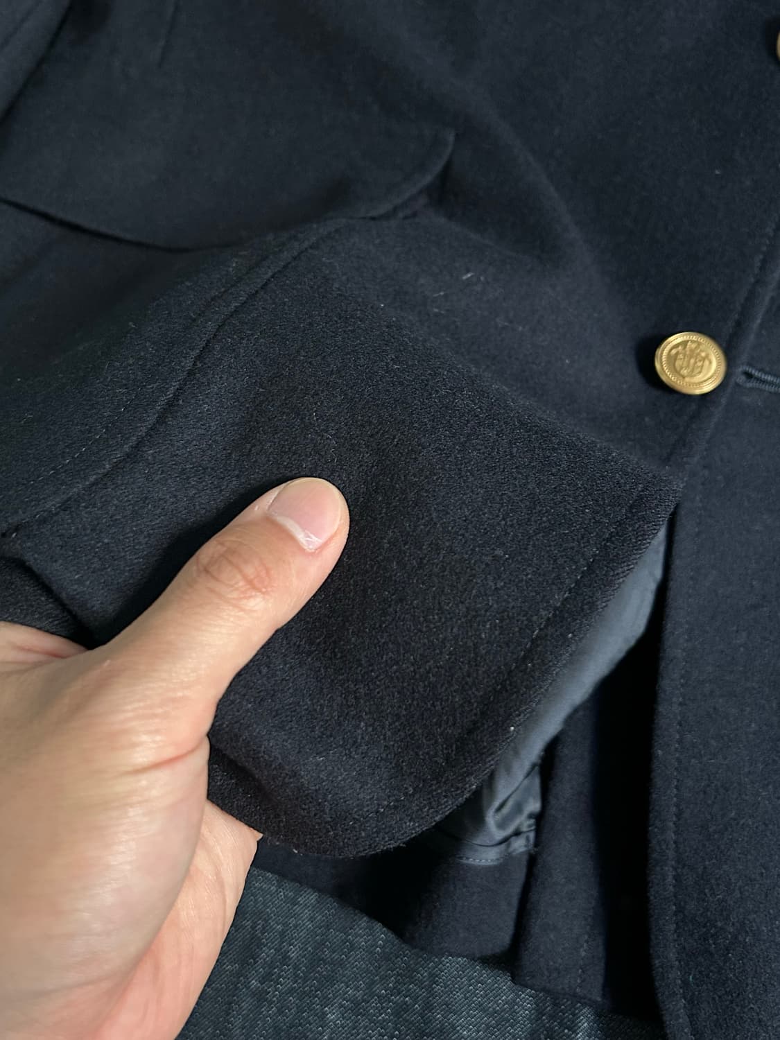 제이프레스 네이비 금장 블레이저 Made in Japan 상품이미지5