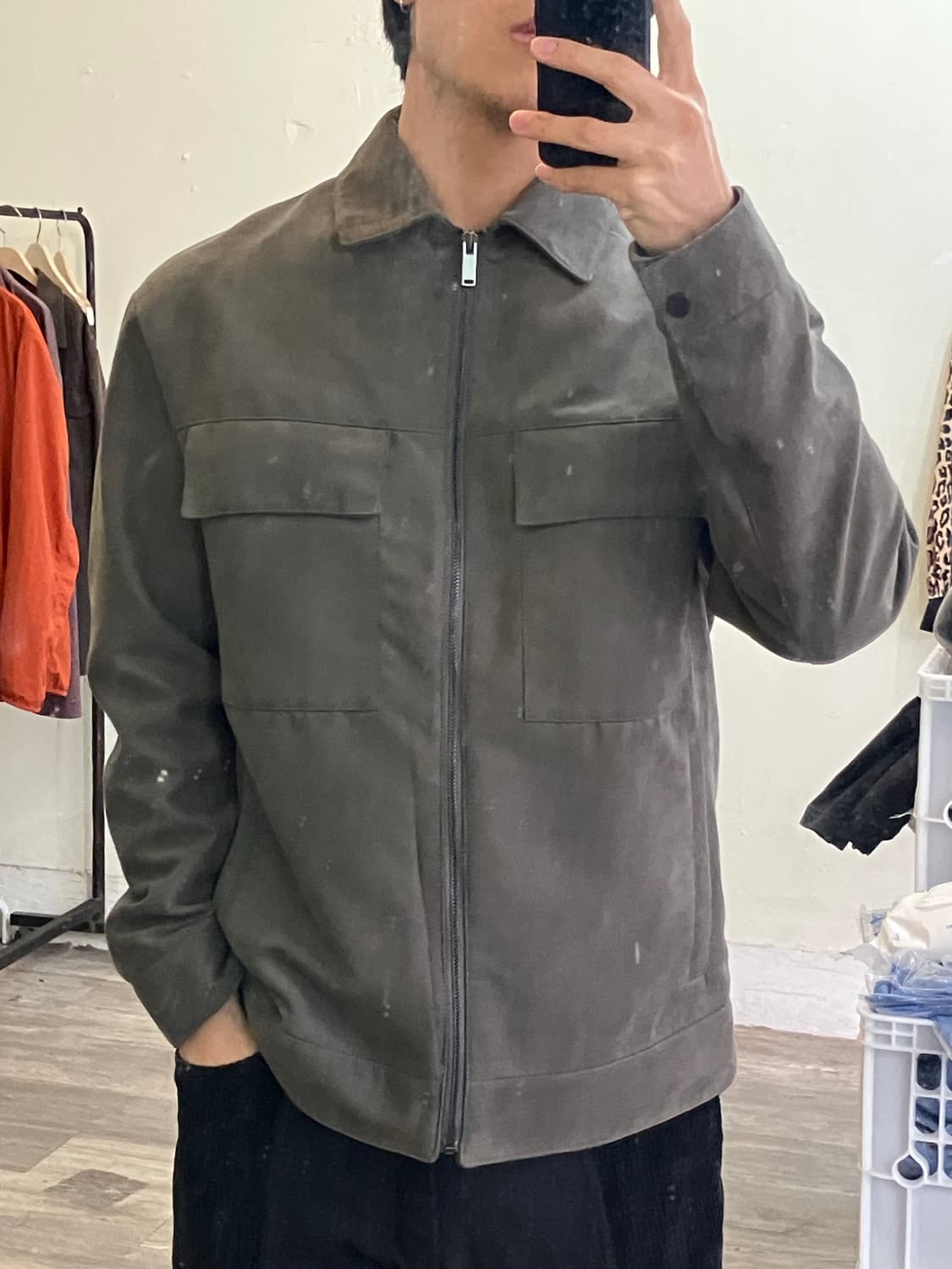 스파오맨 스웨이드 자켓 상품이미지6