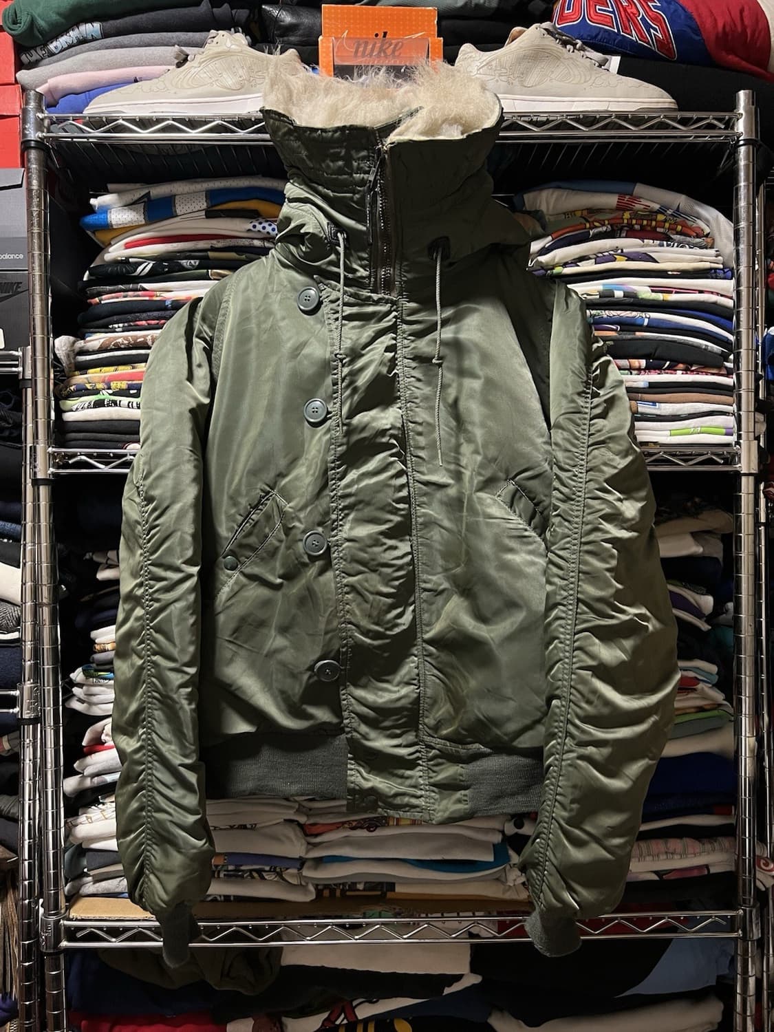 70s 알파 인더스트리 N-2B 헤비 플라잉 자켓 상품이미지2