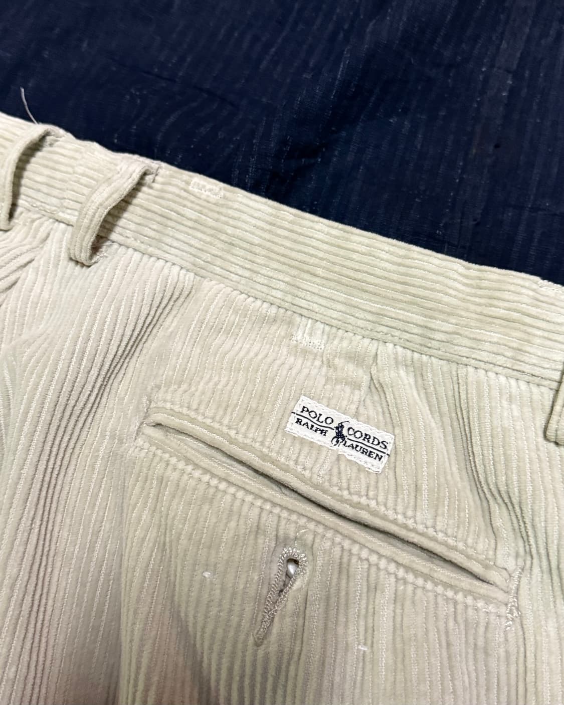 90‘s 폴로 랄프로렌 투턱 코듀로이 앤드류 팬츠 32 상품이미지6