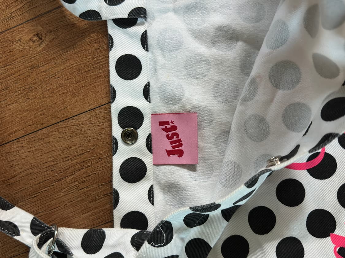 justhaus 도트 패턴 토트백 상품이미지4