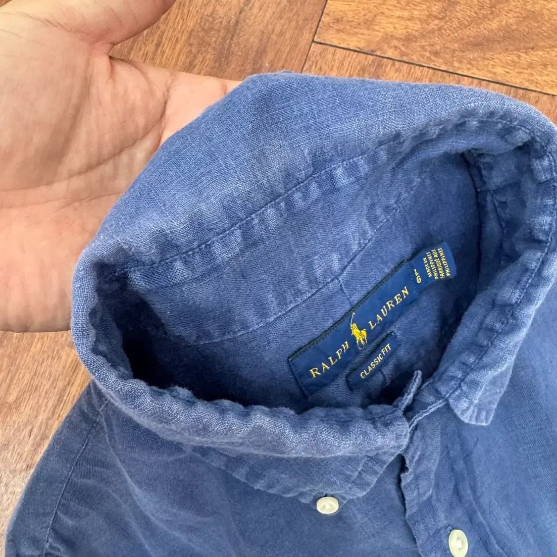 L(105) 폴로 랄프로렌 타이다이 린넨 셔츠  상품이미지6