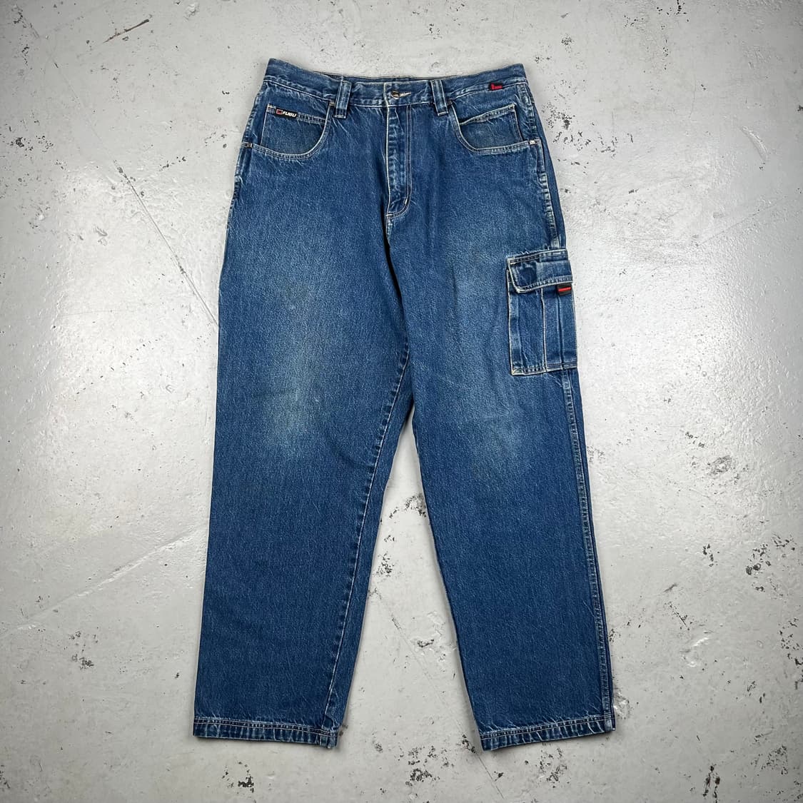 빈티지 FUBU 배기 카펜터 데님 팬츠 상품이미지2