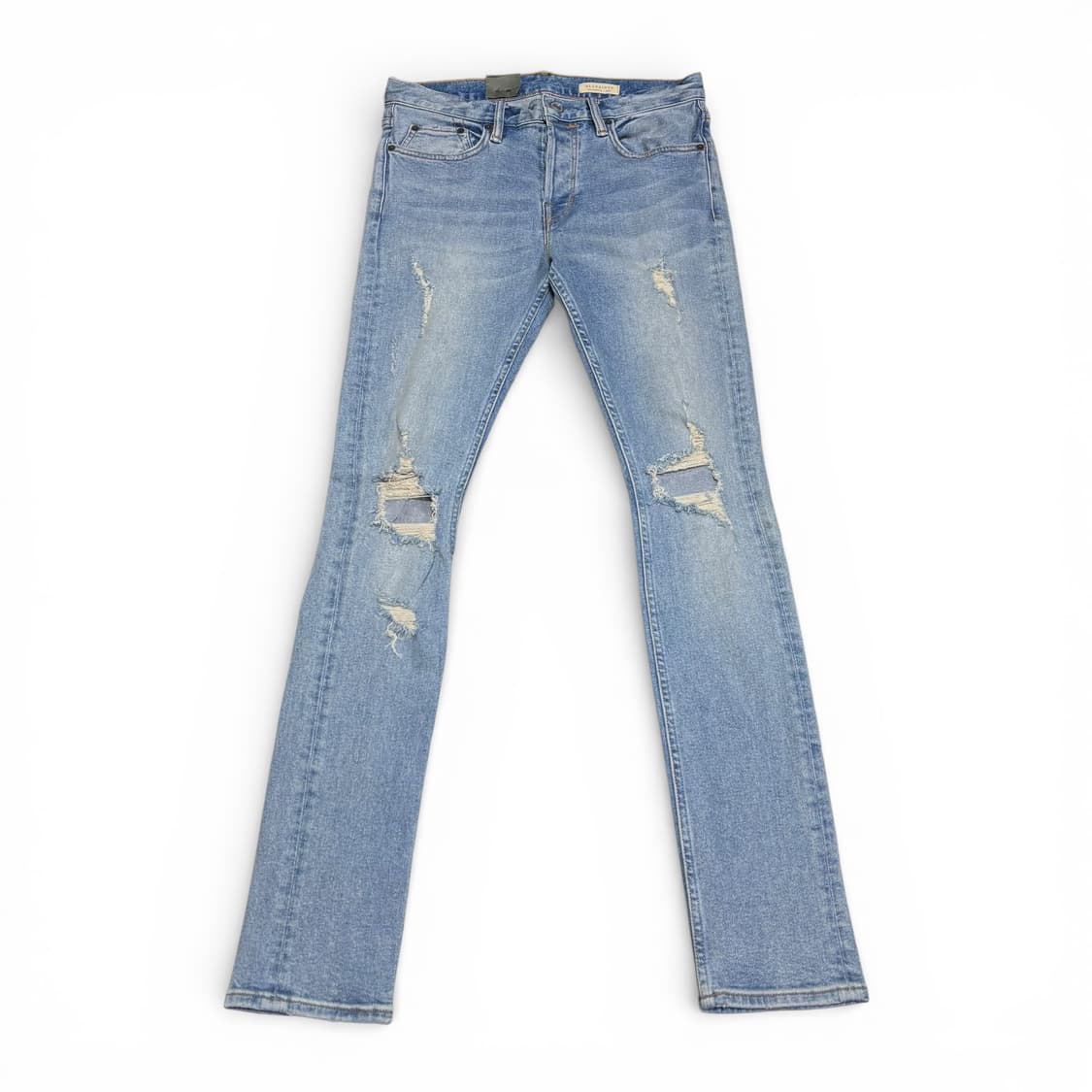 새상품 28 올세인츠 시가렛 연청 디스트로이드 데님팬츠 상품이미지1