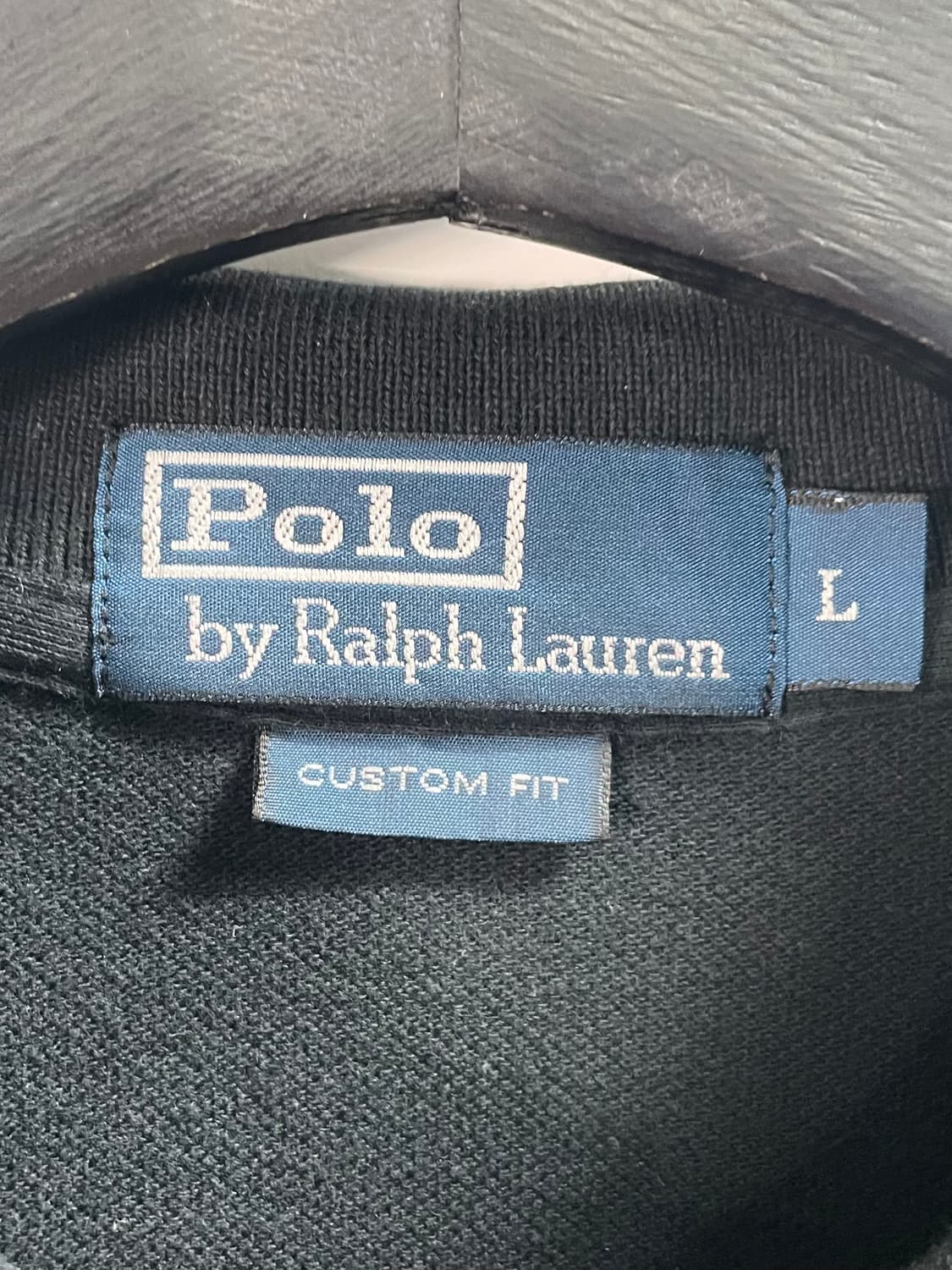 폴로 랄프로렌 빅포니 블랙 긴팔 카라티 (on.647)   상품이미지5