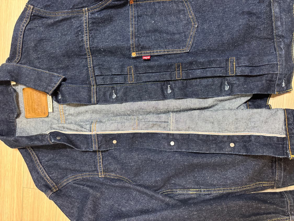 리바이스 셀비지 청자켓 팝니다!(A3174-0002) L사이즈 상품이미지10