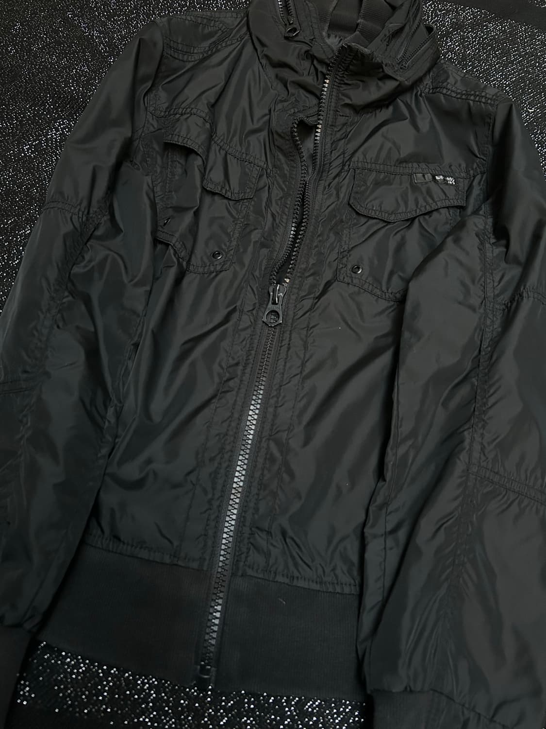 2000s 버커루 블랙 락시크 라이더 자켓 상품이미지2