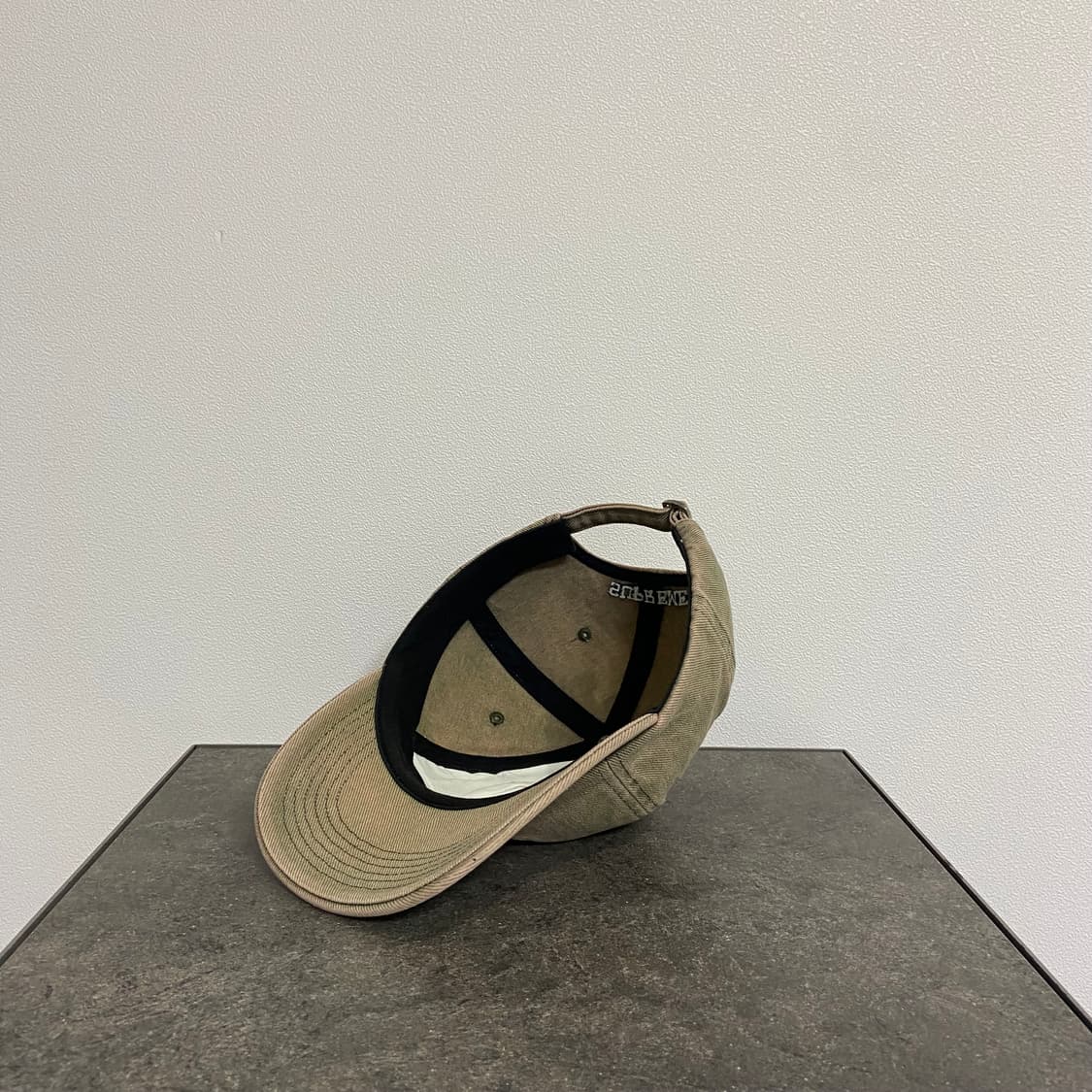 (OS) 슈프림 6패널 볼캡 모자 워시드 트윌 카키 그린 상품이미지6