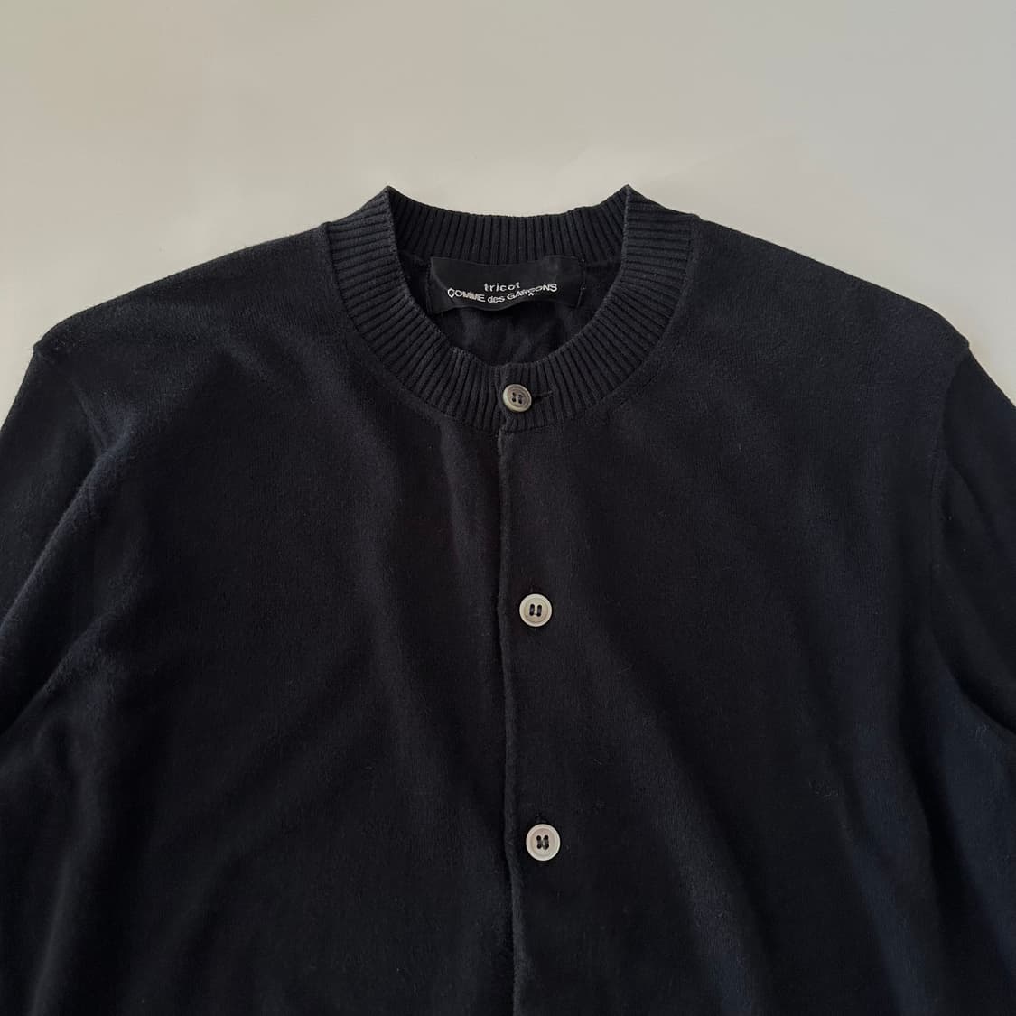 트리콧꼼데가르송 comme des garcons 디테일 칠부 가디건 상품이미지2