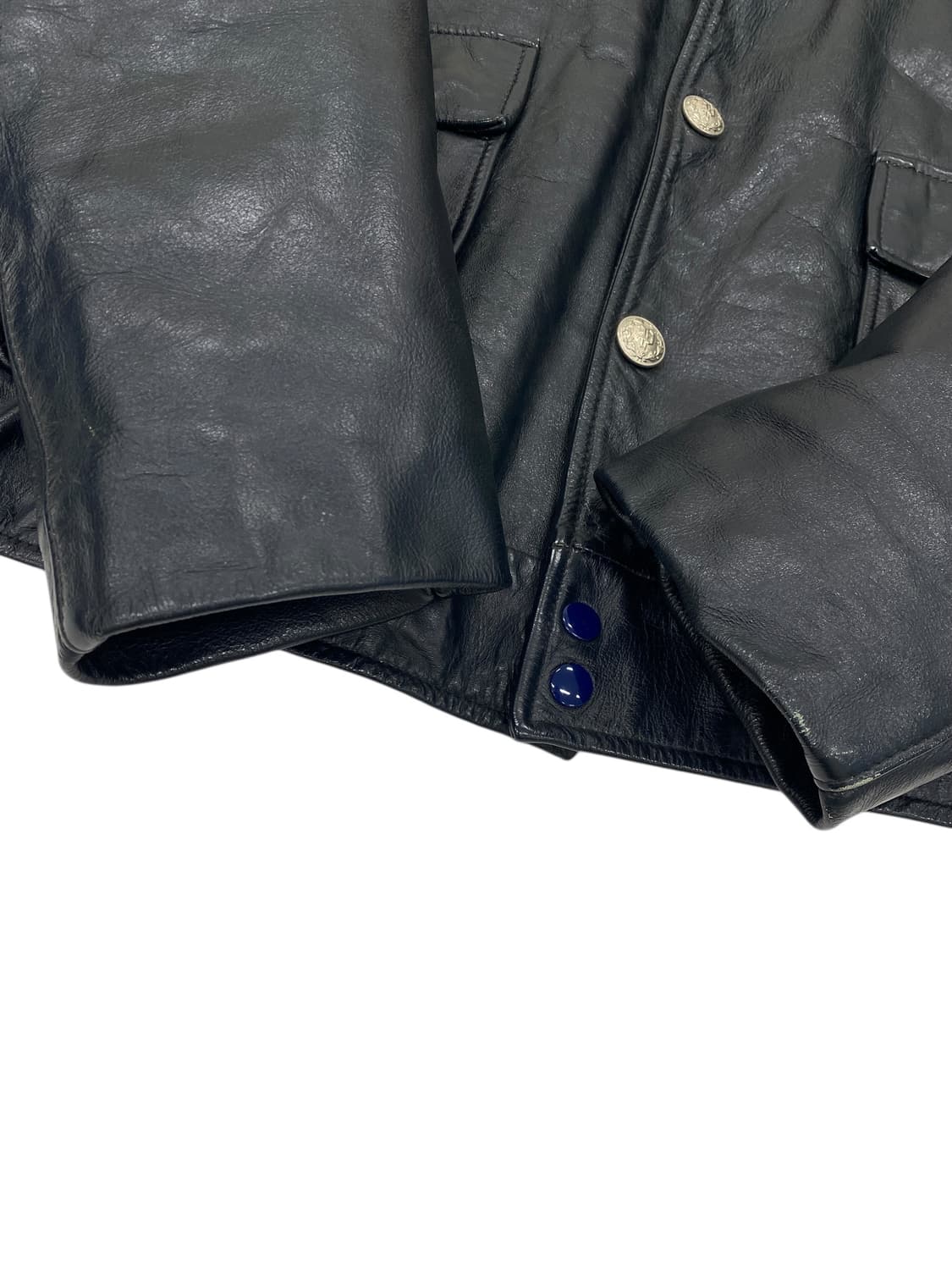 5-60's 시카고 폴리스 레더 자켓 상품이미지7