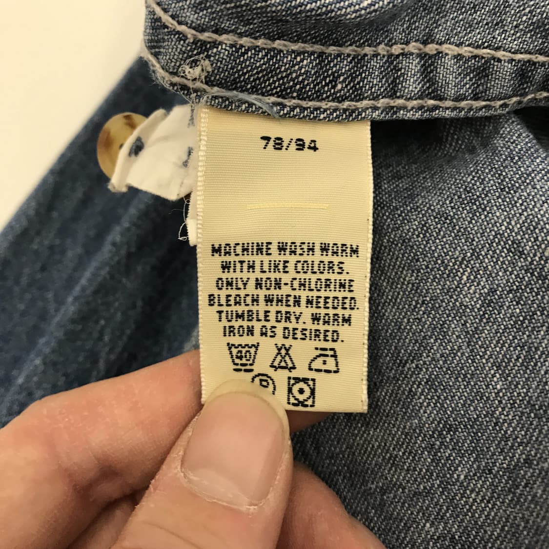 에디바우어 90s 데님셔츠 [여성M] 상품이미지6