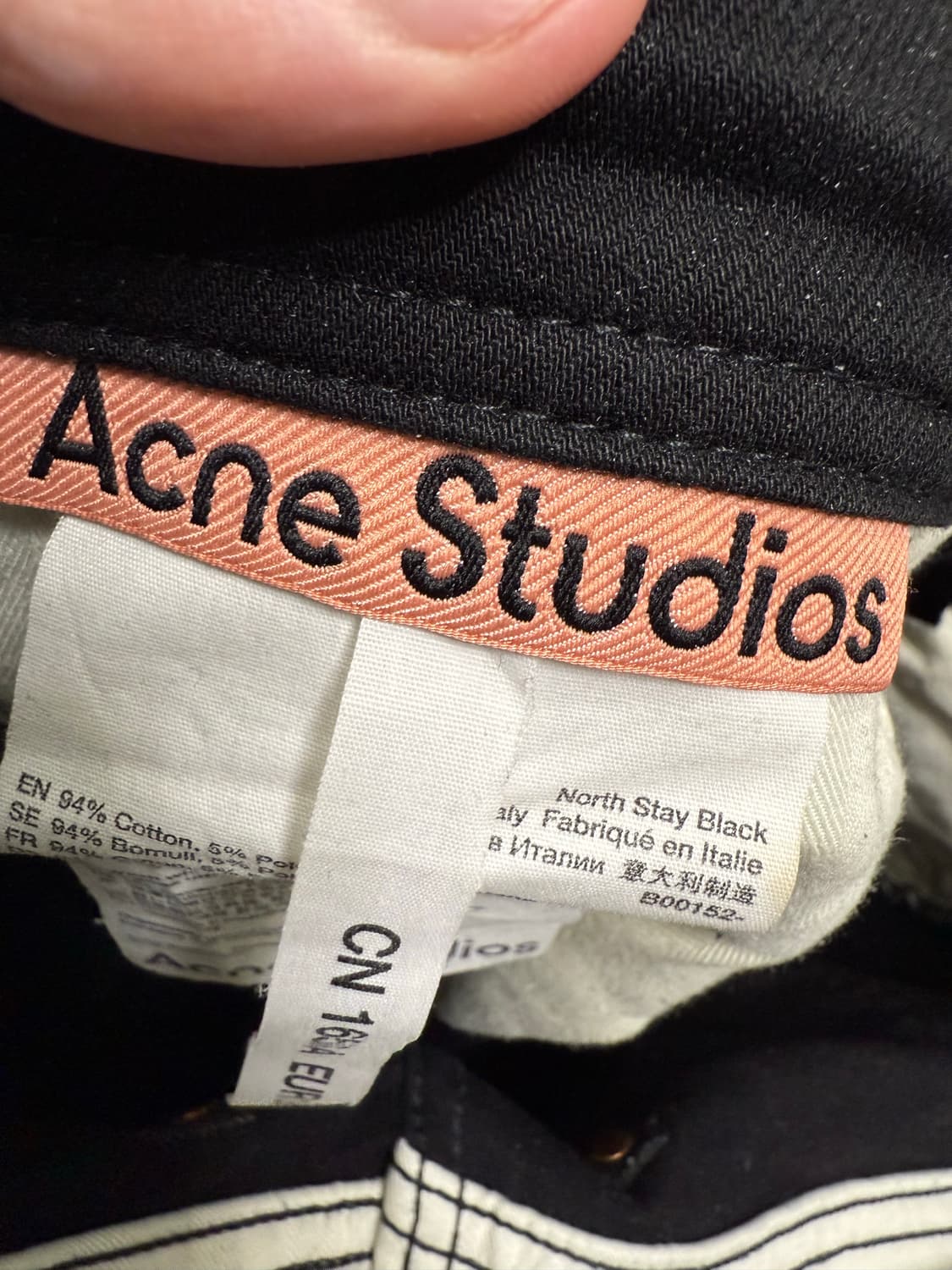 아크네 노스 스테이블랙 29/30 수선x B00152 상품이미지4