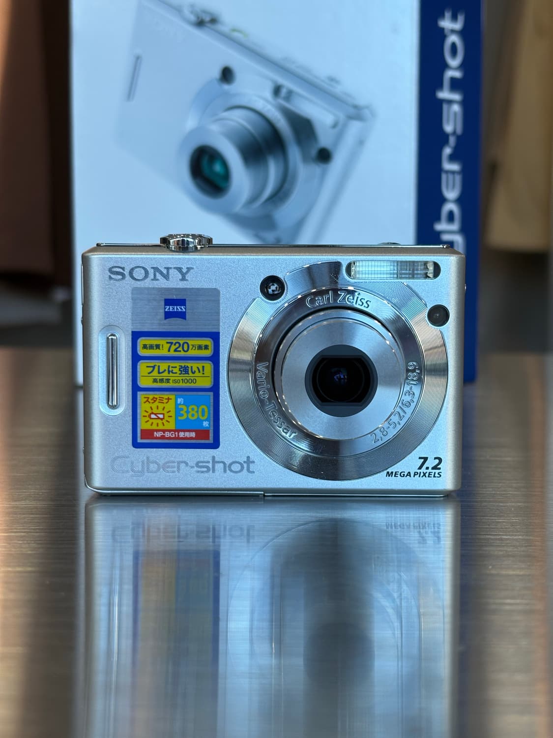 박스O/민트급)소니 사이버샷 dsc-w35 실버 빈티지디카 상품이미지1