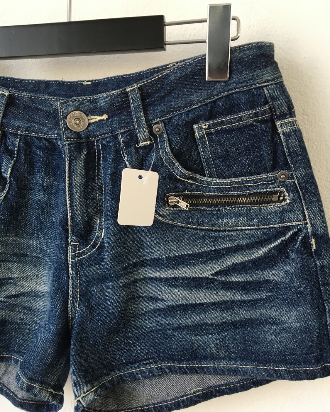 Washing denim short 상품이미지4