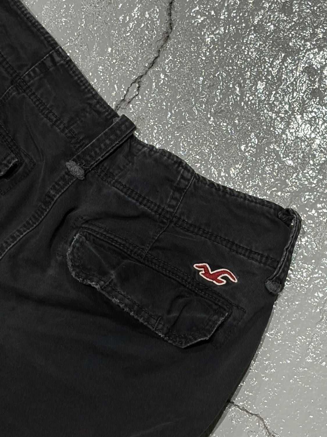 홀리스터(Hollister) 블랙 카고 반바지 상품이미지6