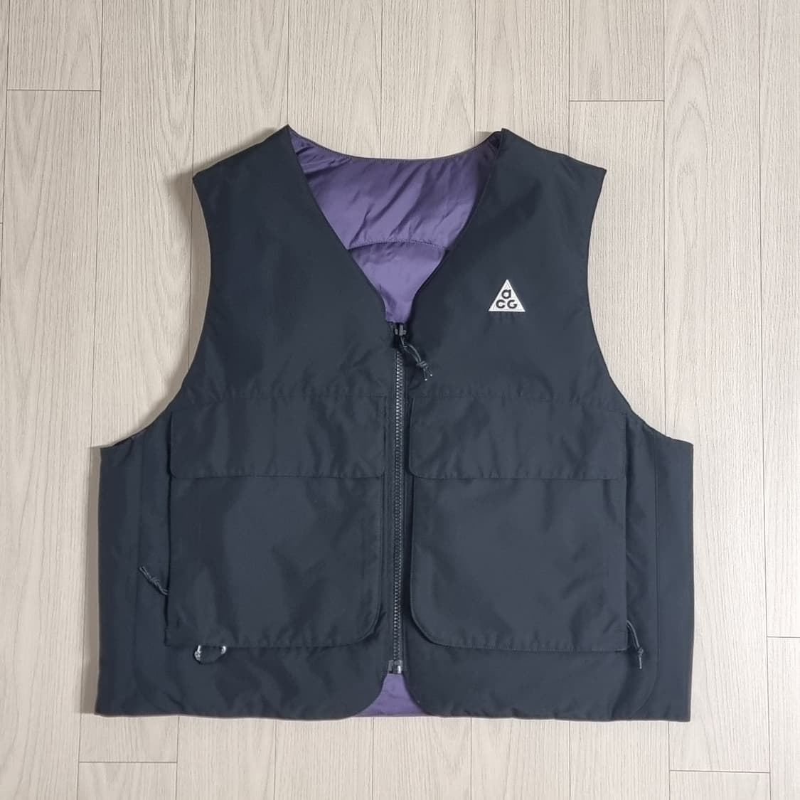 나이키 ACG 스컬픽 베스트 블랙 퍼플 상품이미지1