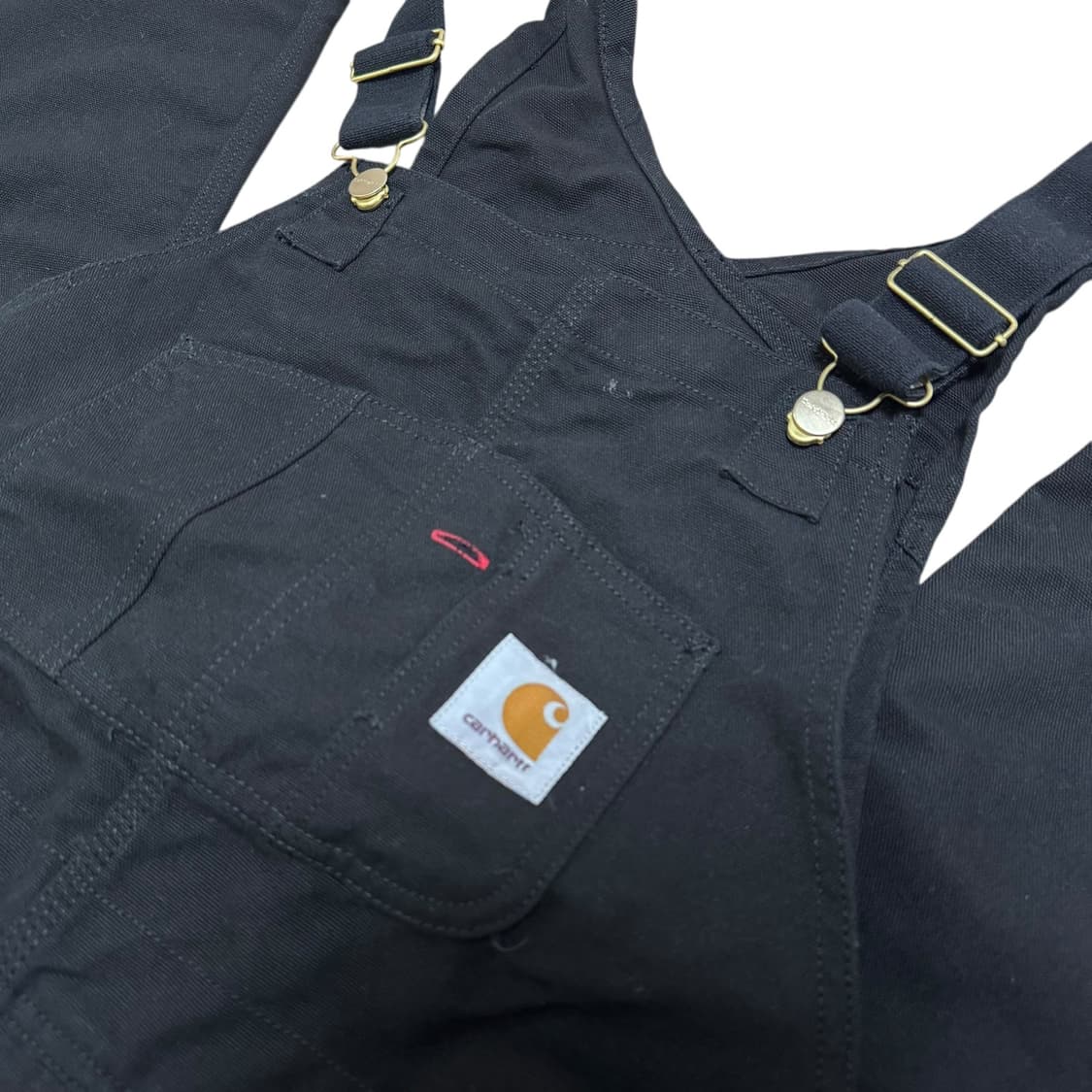 칼하트 블랙 오버롤 팬츠 상품이미지3