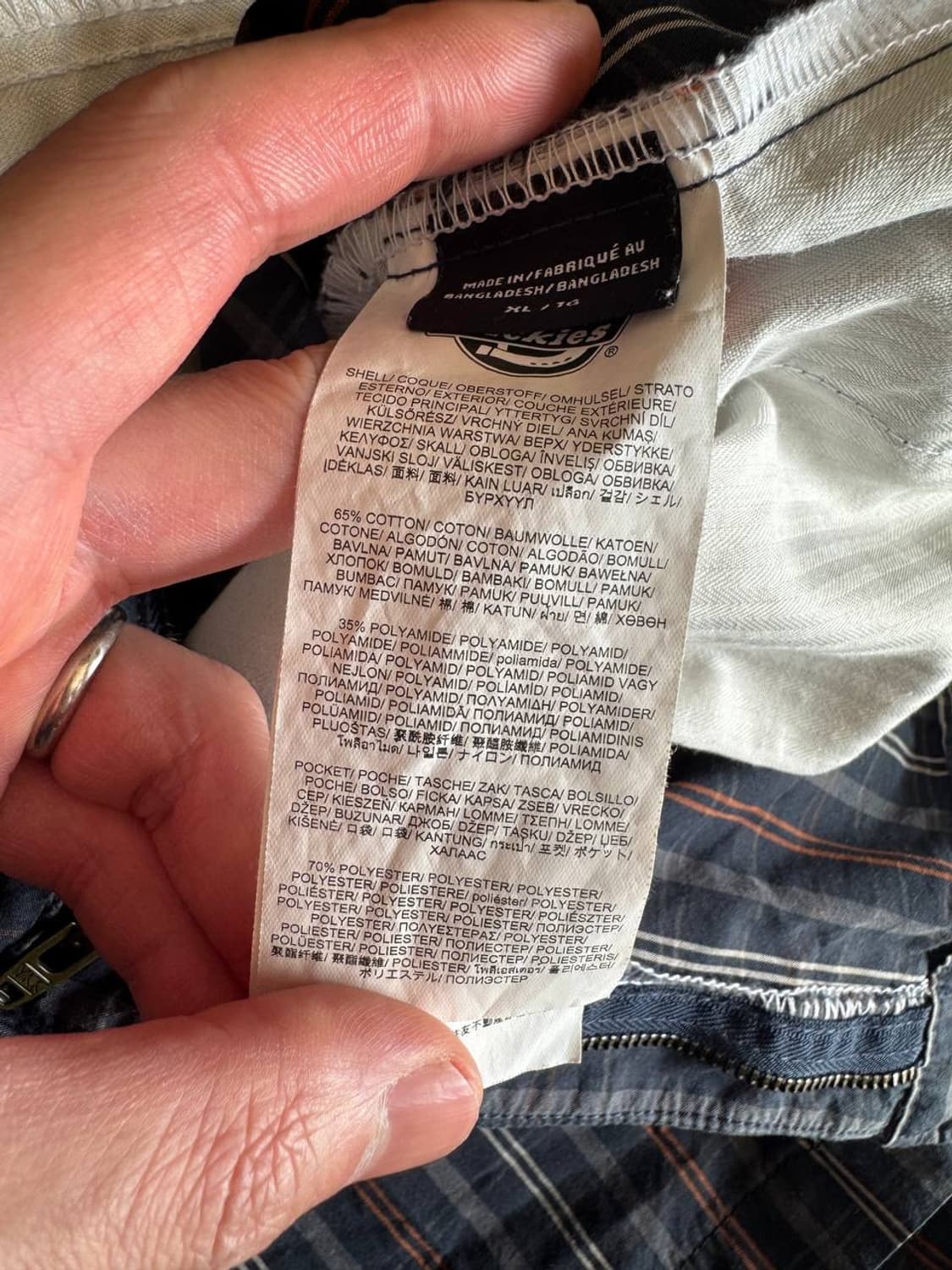 디키즈 체크패턴 쇼츠 (36-37) 상품이미지4