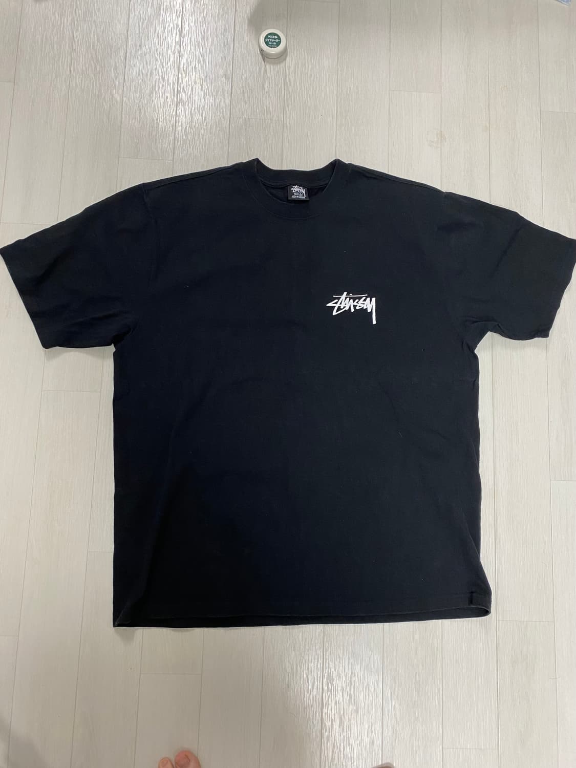 스투시 위더드 플라워 티셔츠 블랙 상품이미지1