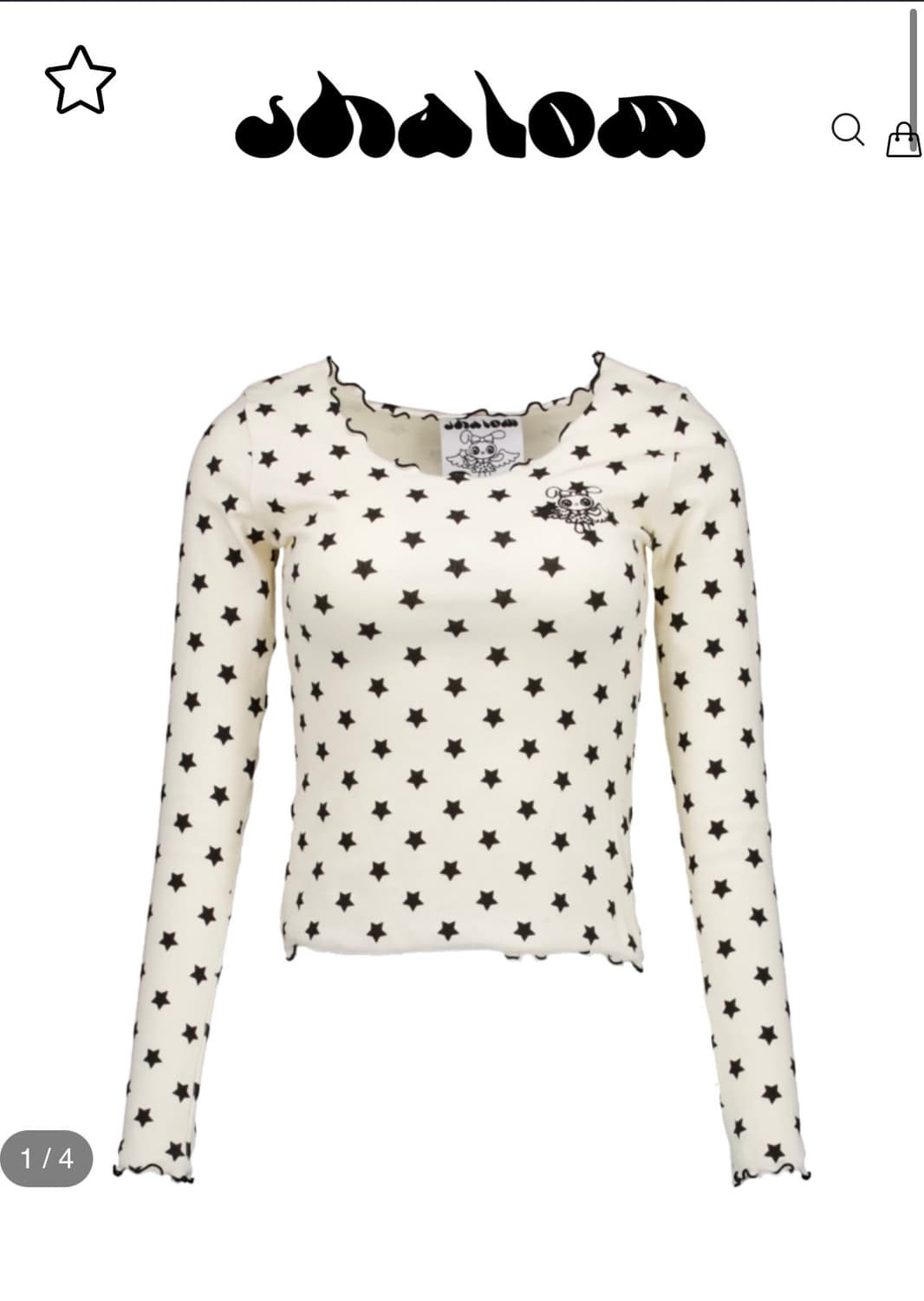 샬롬클럽 스타 슬리브 상품이미지1