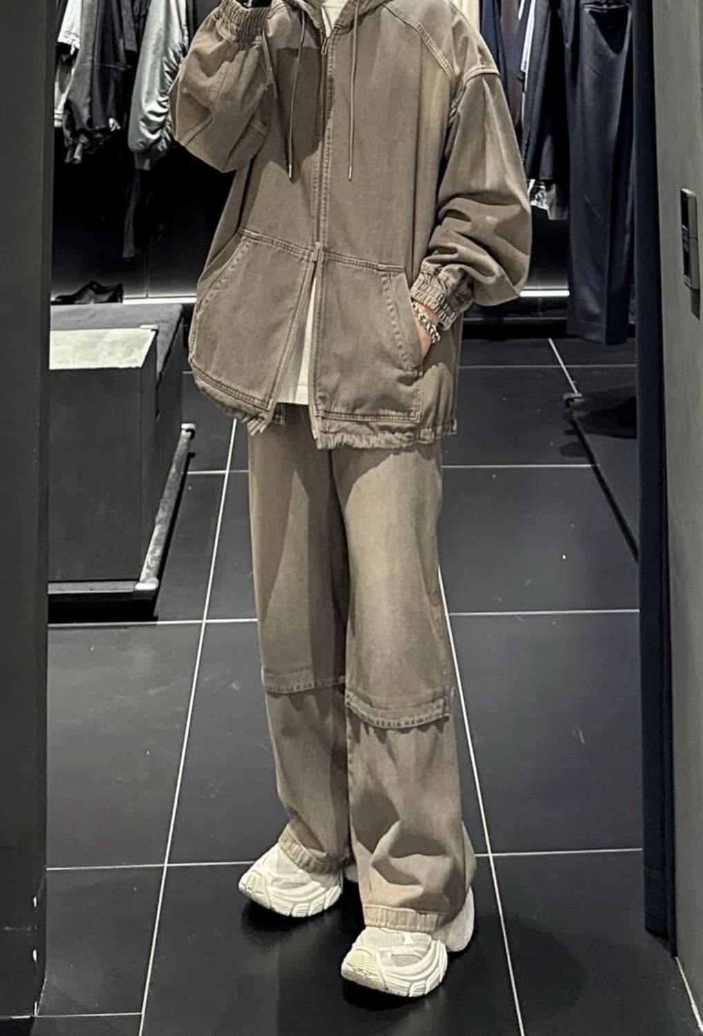 (25FW 새상품)준지 53 데님 카펜터 팬츠(46) 상품이미지5