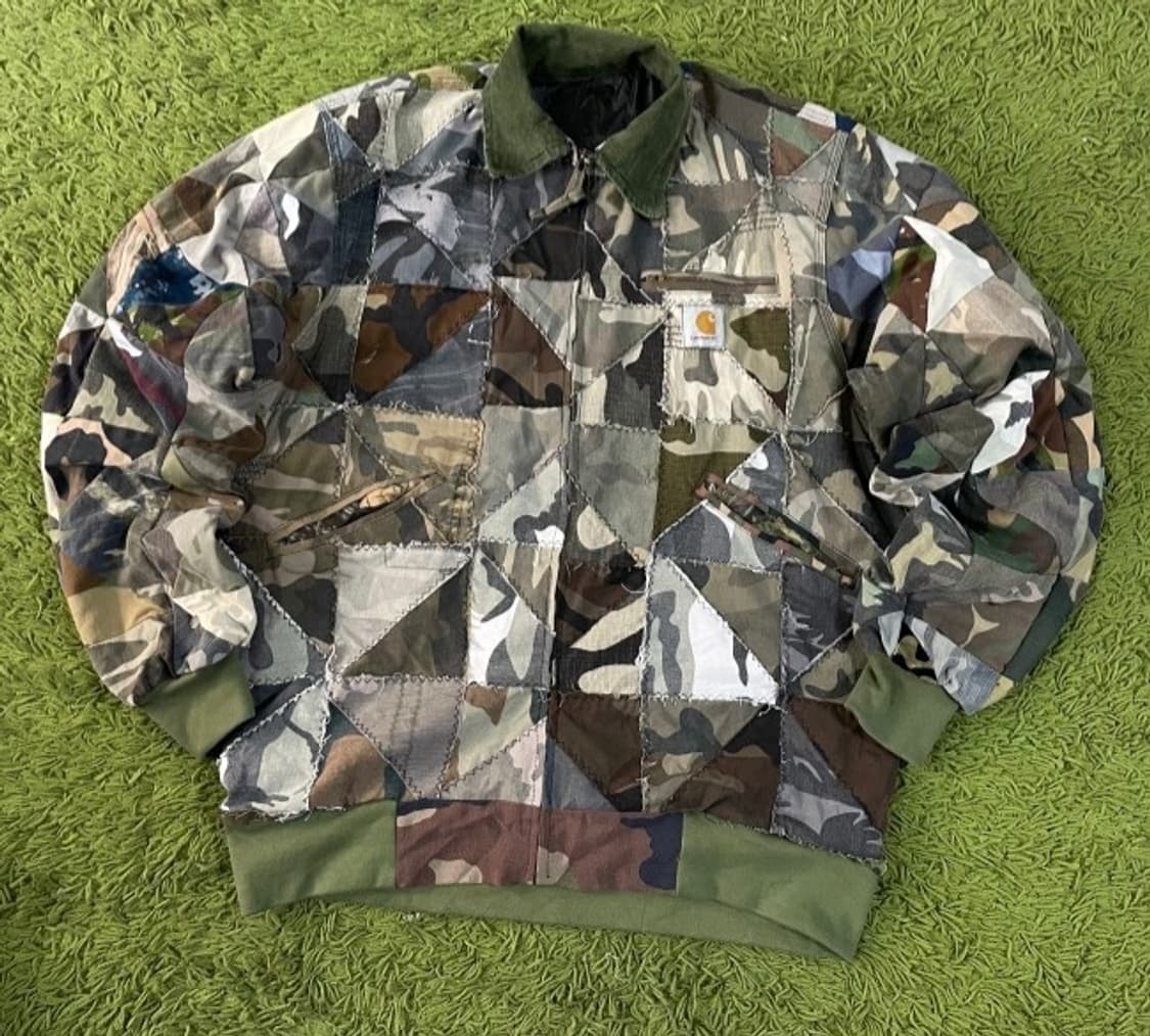 칼하트 리메이크 패치워크 자켓 100~105 상품이미지1