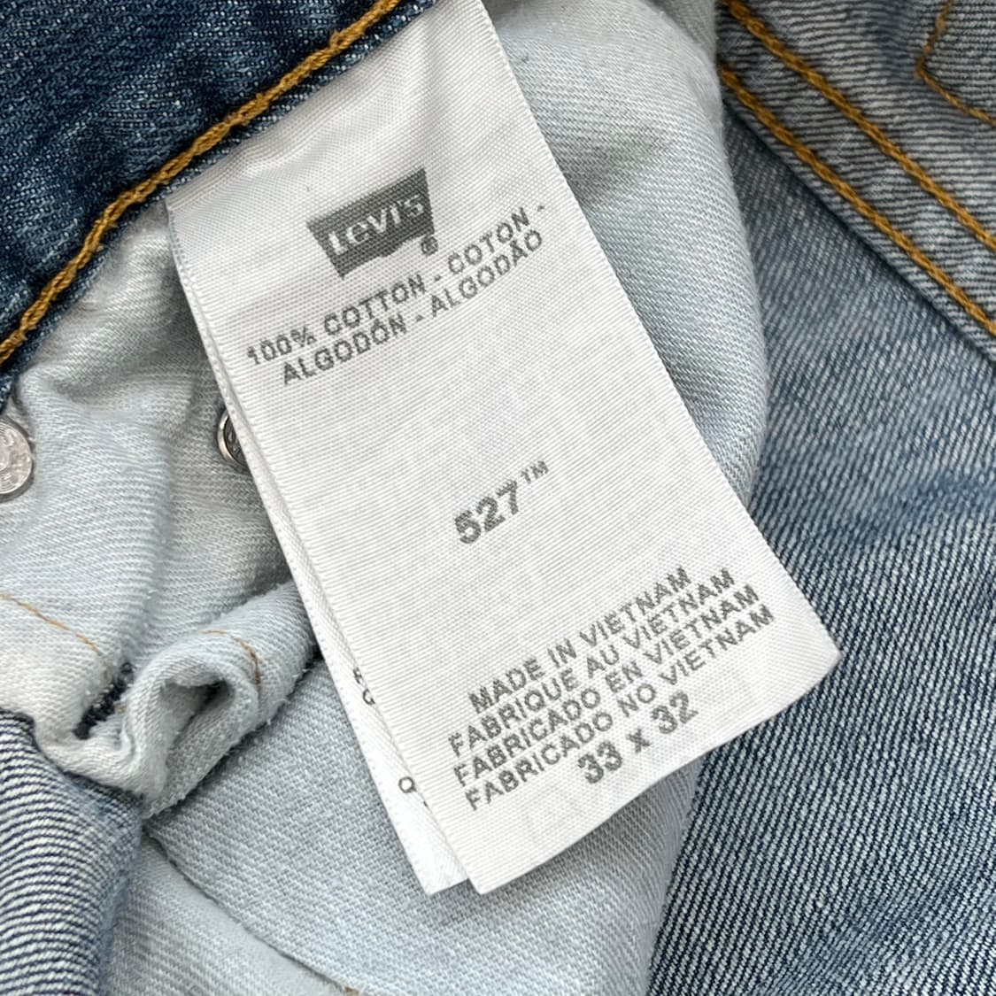 리바이스 527 부츠컷 데님팬츠 r2535 상품이미지7