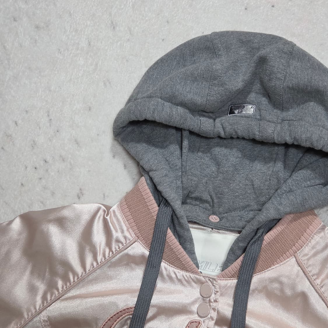 MLB 스타디움 핑크 후드 자켓 상품이미지2