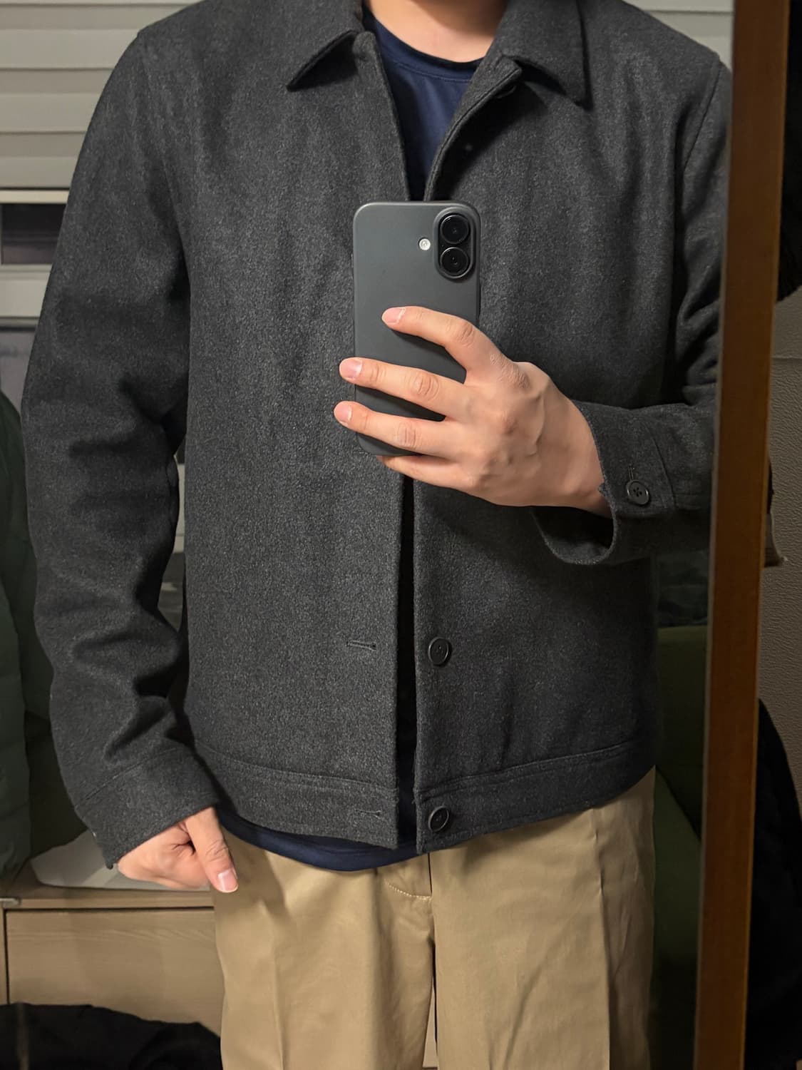 COS의 숏 울 자켓 M 사이즈 상품이미지7