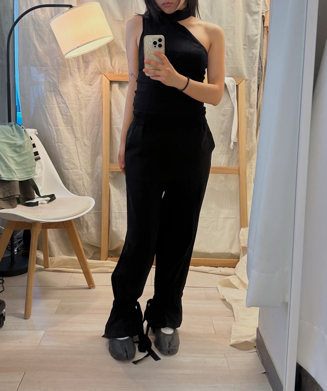 [OSNOSIS] hem string pants 상품이미지1