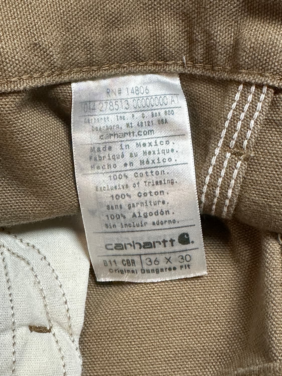 칼하트 b11 싱글니 상품이미지6