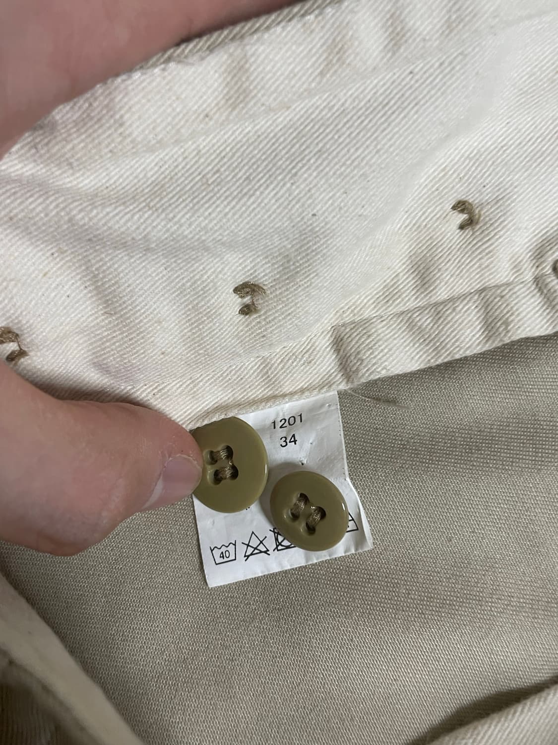 [34] 풀카운트 1201 치노 US ARMY 카키 상품이미지4