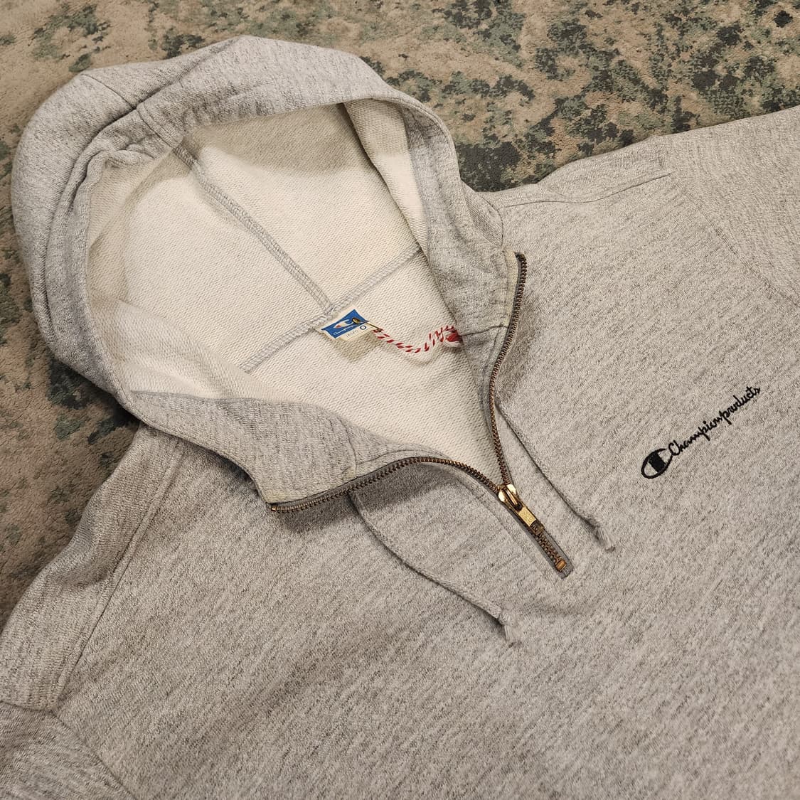 80s 제작 챔피온 풀오버 스웻후드 상품이미지1